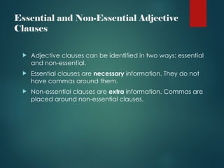 Clauses-definition and main types with examples | PPT