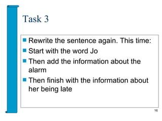 Clauses Main And Subord | PPT