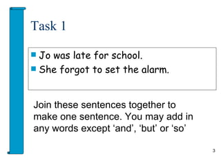 Clauses Main And Subord | PPT