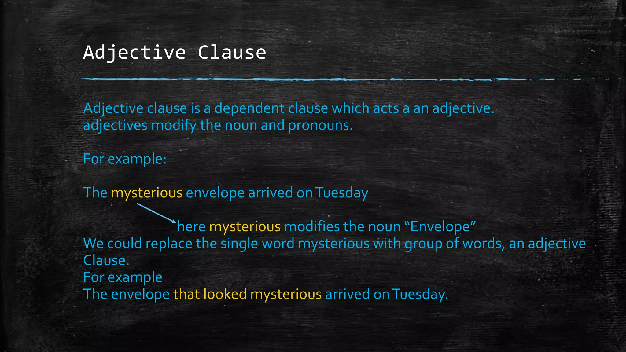 Clauses and phrases ppt | PPTX