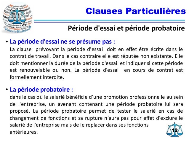 Clause période d