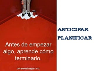 ANTICIPAR
planificar
 