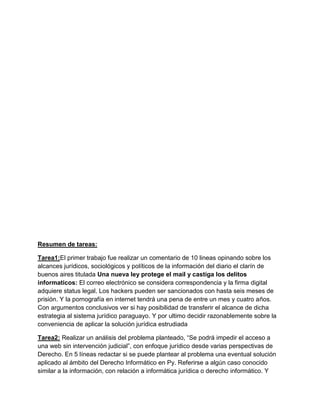 Informe Ejecutivo con arbol de probelas