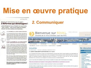 Mise en œuvre pratique
2. Communiquer
 
