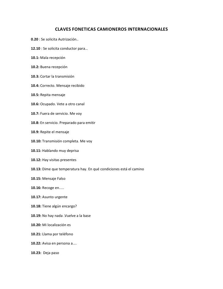 Claves Camioneros Internacionales