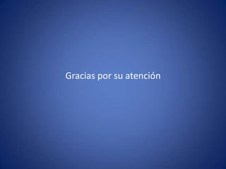 Gracias por su atención