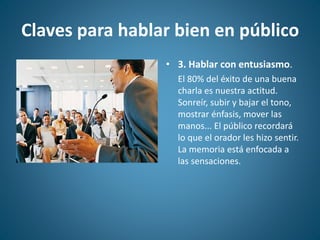 Claves Para Hablar Bien En Público Ppt