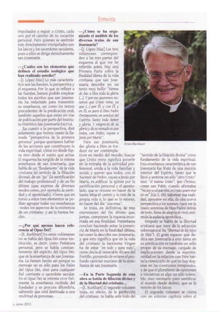 Claves teologicas san josemaria (palabra)