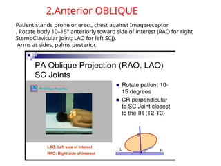 CLAVICLE, ACJ and SCJ radiographic technique.pptx