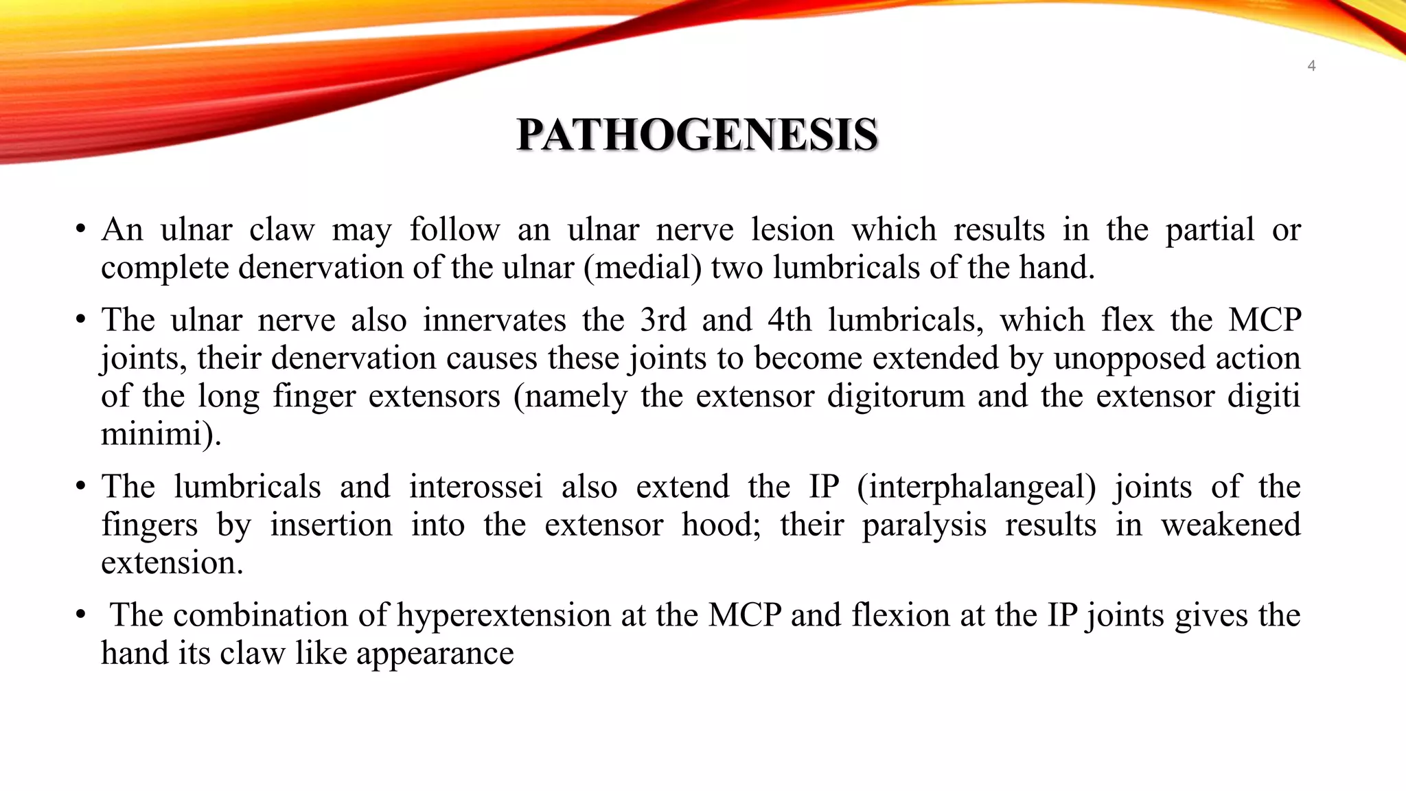 Claw Hand,Definition,Causes,Types,Symptoms and Management PPT