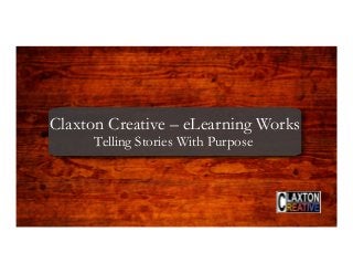 Claxton Creative – eLearning Works
Telling Stories With Purpose

 