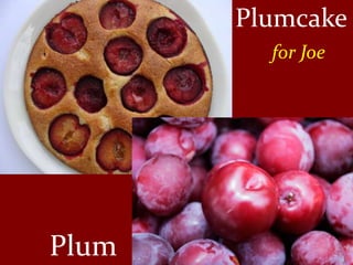Plumcake
         for Joe




Plum
 