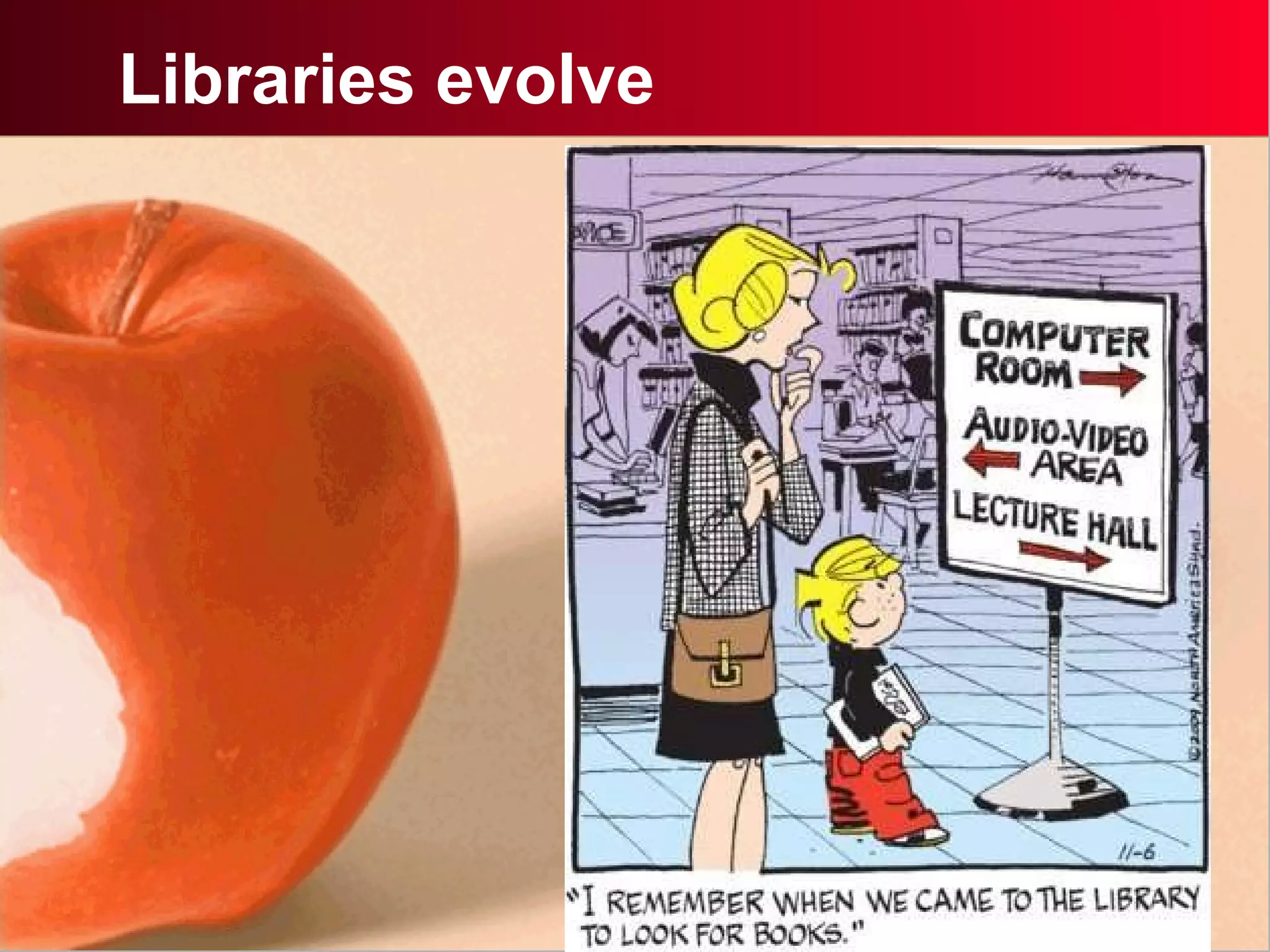 Libraries evolve 