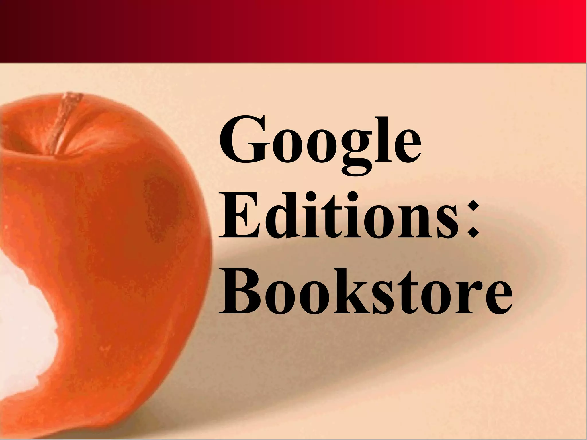 Google Editions: Bookstore 