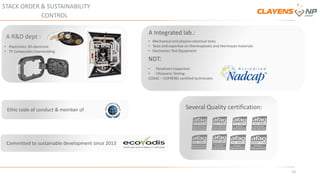 CLAYENS NP Group presentation | PDF