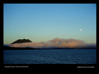 Clayoquot Sound, Vancouver Island BC GABRIOLA SEA KAYAKING 