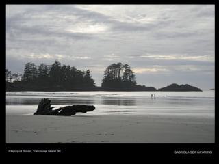 Clayoquot Sound, Vancouver Island BC GABRIOLA SEA KAYAKING 