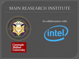 In collaboration with:
 