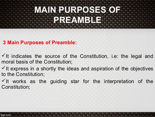 purpose of the preamble Get an answer for 'in the declaration of independence what is the purpose of the first paragraph' and find homework help for other history questions at enotes. purpose of the preamble Get an answer for 'in the declaration of independence what is the purpose of the first paragraph' and find homework help for other history questions at enotes.