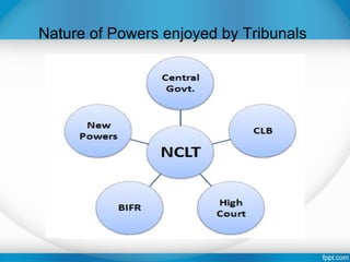 Nature of Powers enjoyed by Tribunals
 