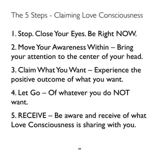 Claiming Love Consciousness
