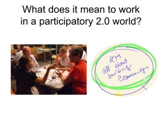 What does it mean to work in a participatory 2.0 world?