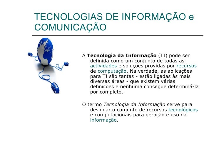 Clc 5 tecnologias de informação e comunicação