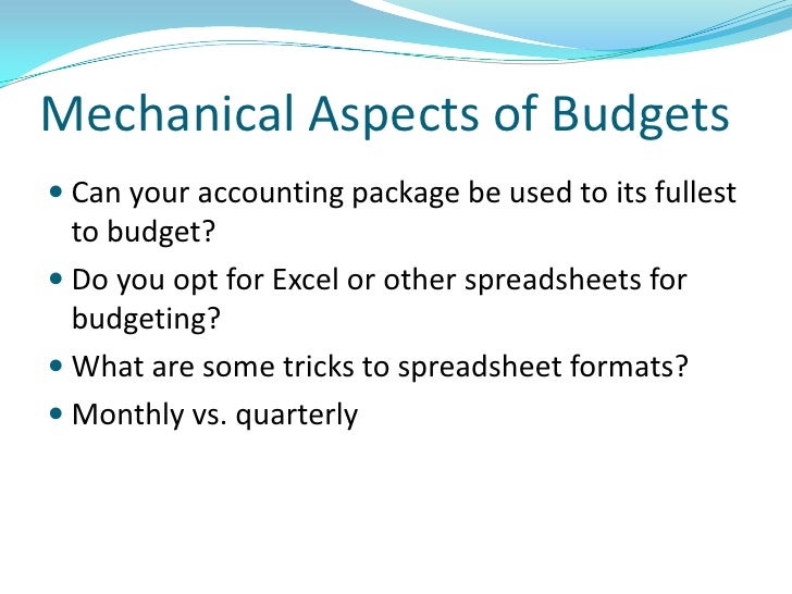 budgeting for non profits