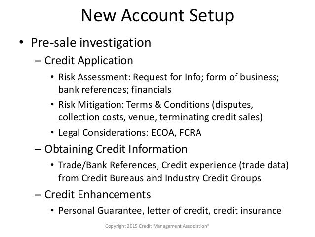 trade references for new business
