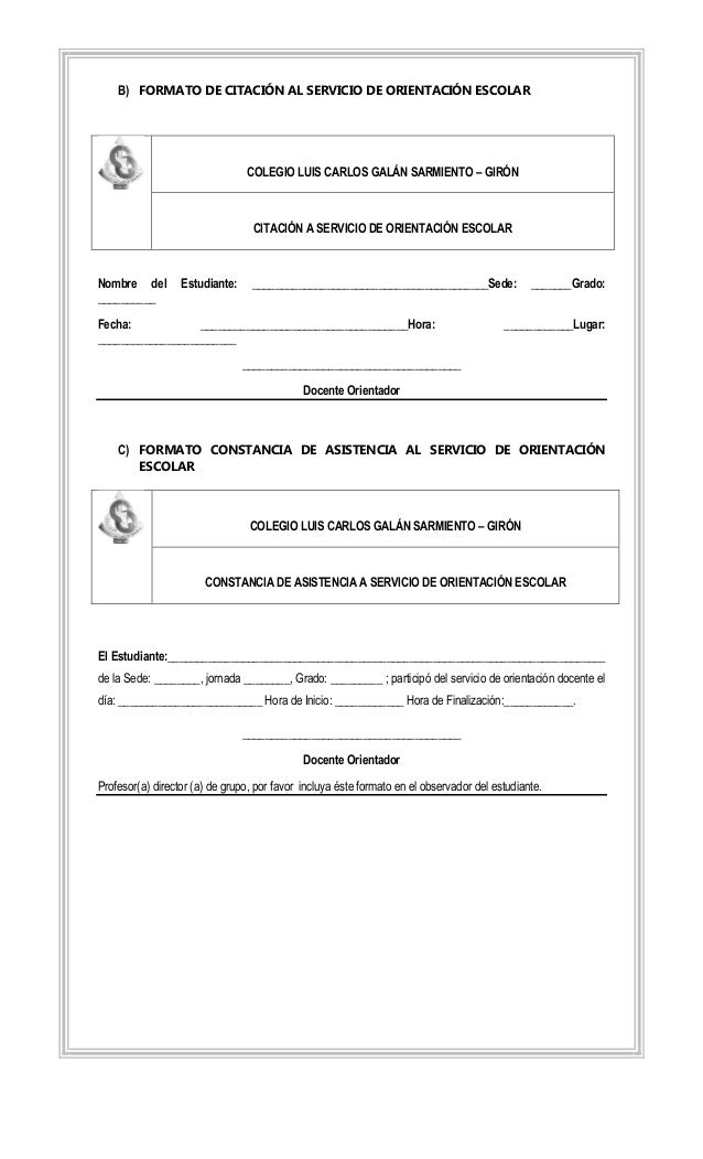 formato de cita medica