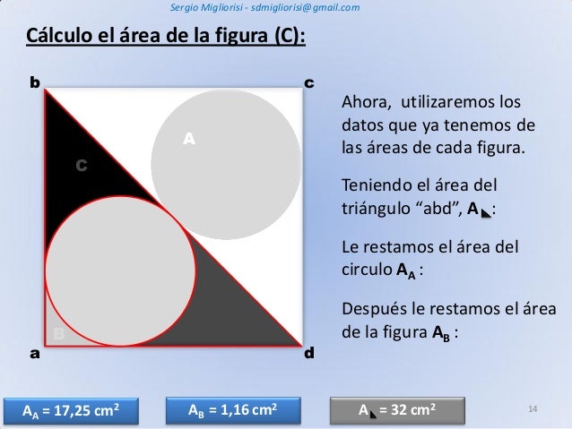 Cálculo De Area De La Figura