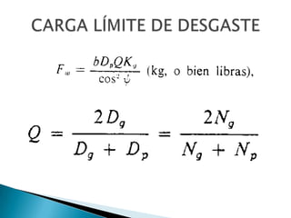 Cálculo de piñones helicoidales