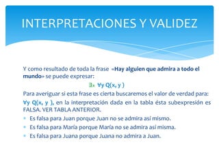 María solo admira a Juan