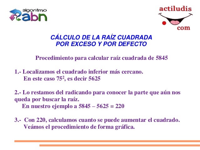 como se hace raiz cuadrada c 225 lculo de una raiz cuadrada por exceso y por defecto como se hace raiz cuadrada c 225 lculo de una raiz cuadrada por exceso y por defecto