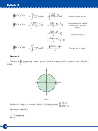 Integral Rdr Cálculo diferencial e integral de várias variáveis unid iii | PDF