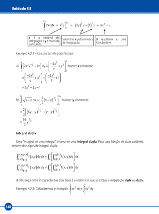 Cálculo diferencial e integral de várias variáveis   unid iii