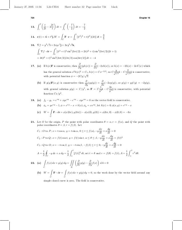Calculo Ii Howard Anton Capitulo 16 Topicos Do Calculo Vetorial
