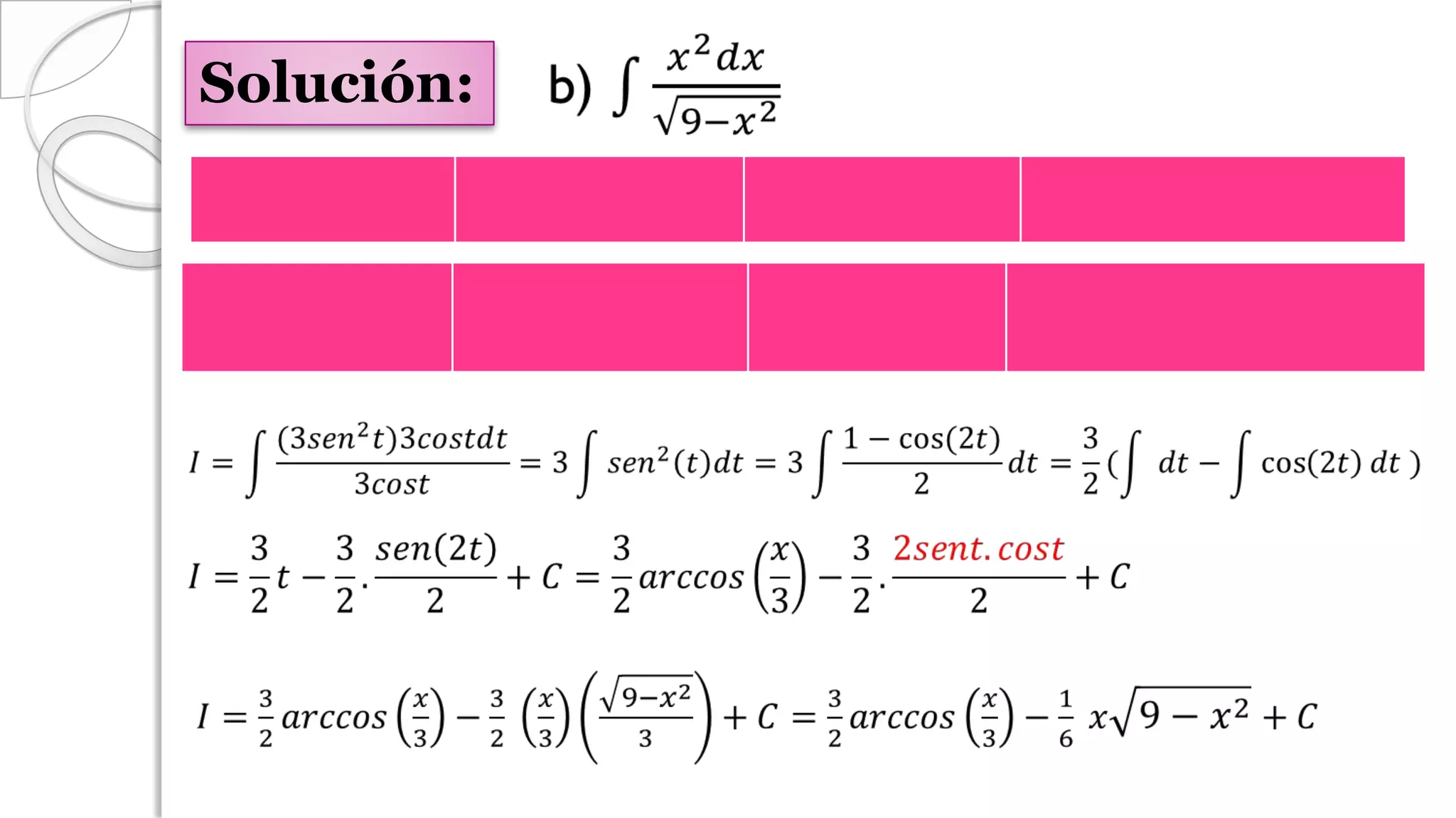 Cálculo II -Semana 2 - Integración por partes - Sustitucion