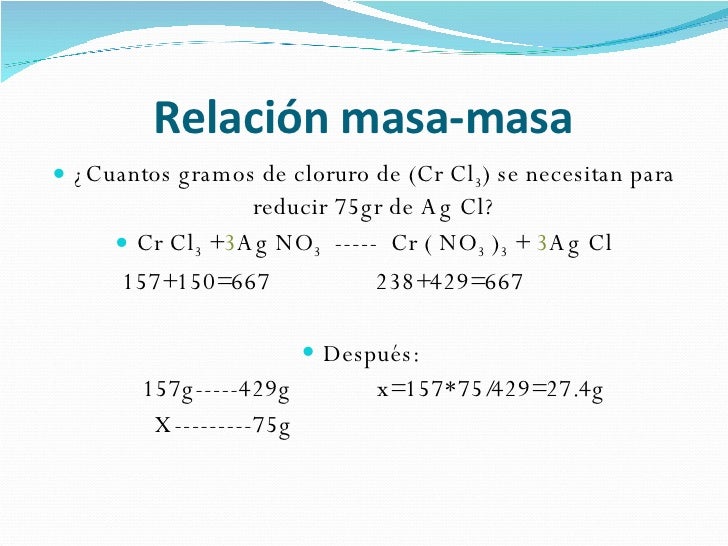 CáLculos Estequiometricos