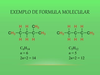 EXEMPLO DE FORMULA MOLECULAR
 