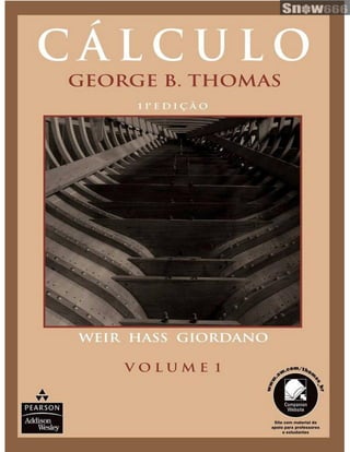 Cálculo vol. 1   george b. thomas - 11ª edição