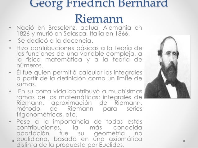 bernhard riemann aportes matematicos c 225 lculo y teor 237 a del n 250 mero bernhard riemann aportes matematicos c 225 lculo y teor 237 a del n 250 mero