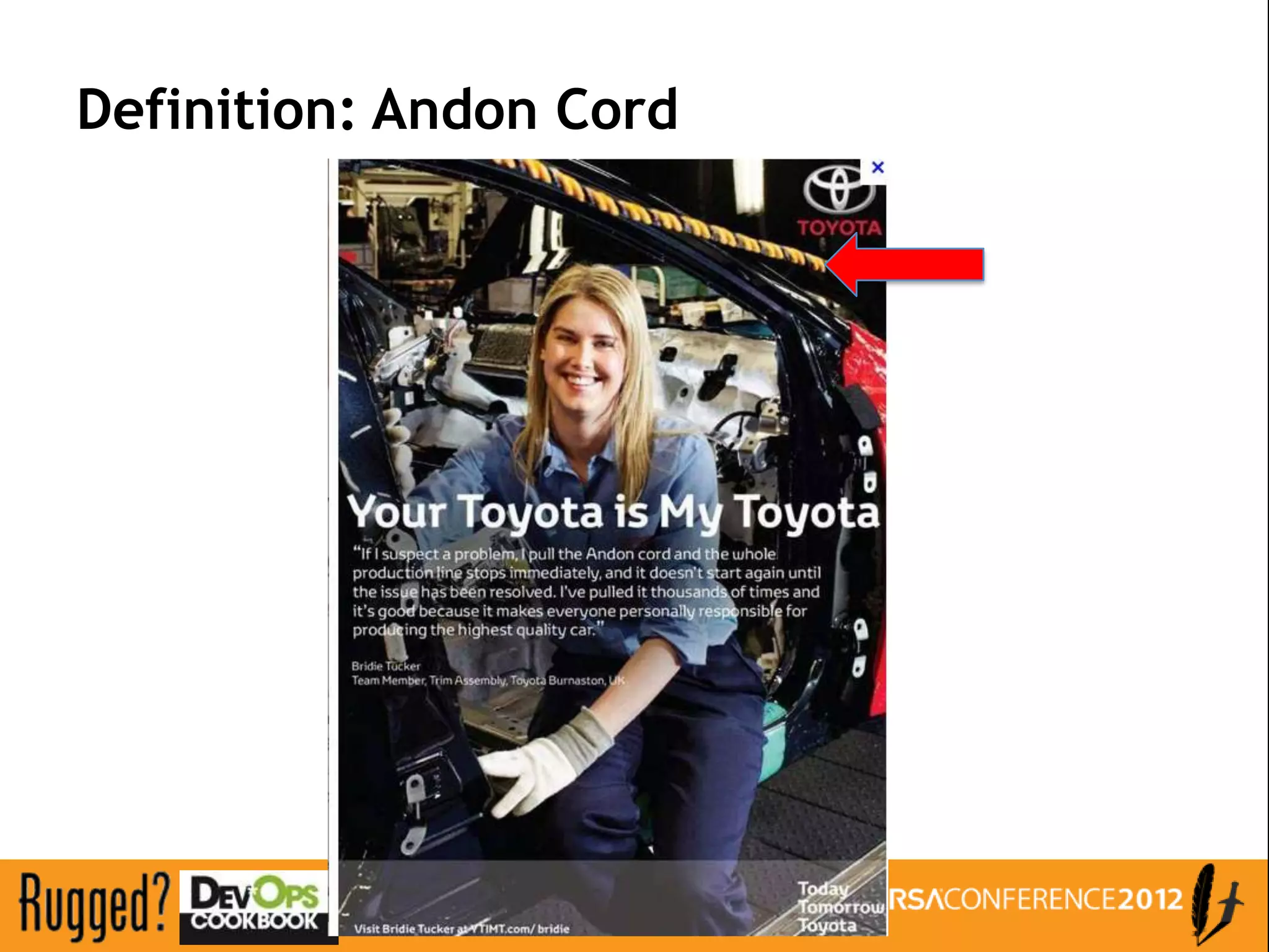 Definition: Andon Cord




                   65
 