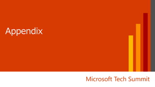 Microsoft Tech Summit
 