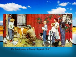 The County Agent by Norman Rockwell (1948)