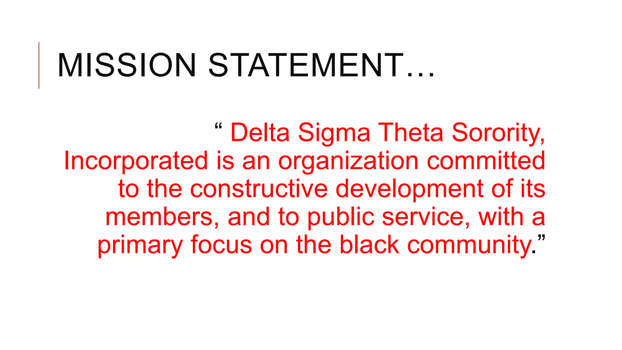 Cld 495 delta sigma theta final presentation | PPTX