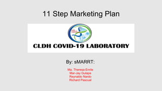 11 Step Marketing Plan
By: sMARRT:
Ma. Theresa Enrile
Mar-Jay Gulapa
Reynaldo Nardo
Richard Pascual
 