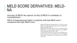 Scoring in liver disease | PPTX