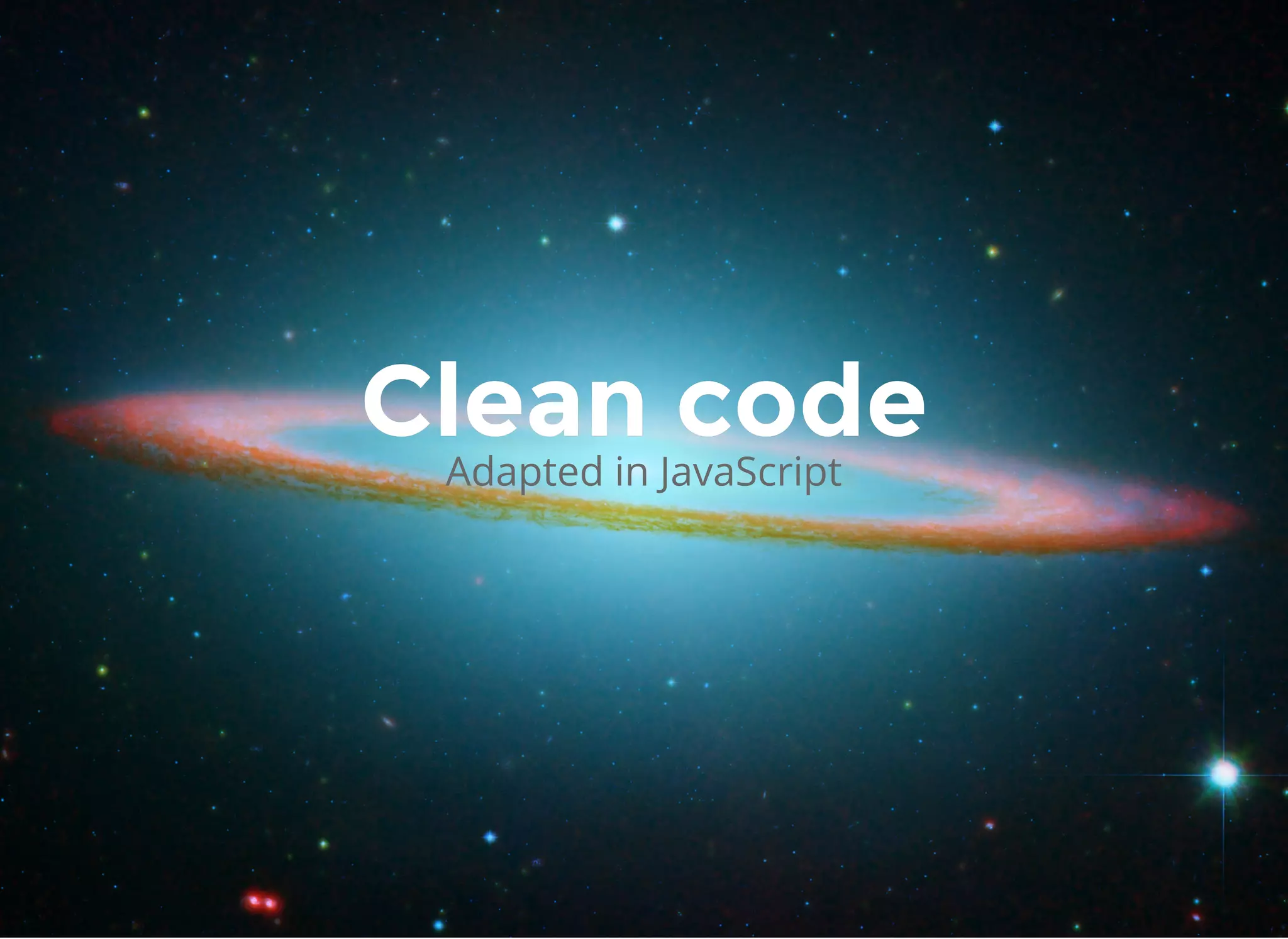 Clean code in JavaScript | PPT
