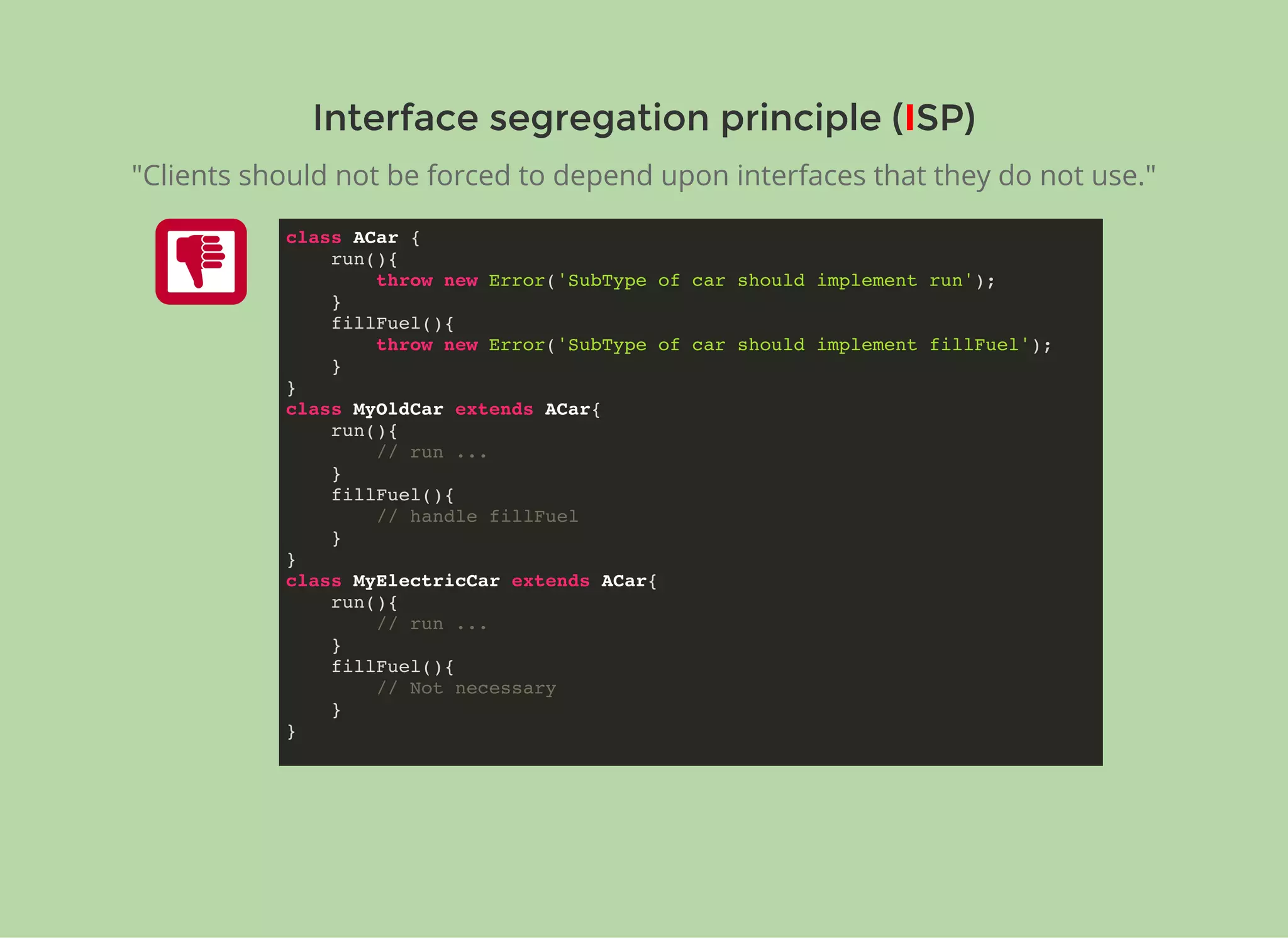 Clean code in JavaScript | PPT